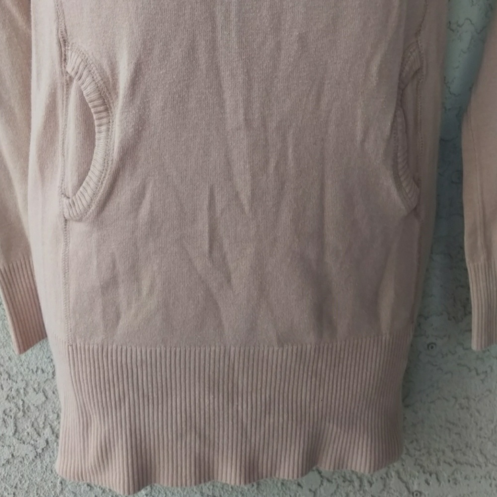 Takeout Beige long sleeve sweater with pockets - Picture 5 of 8